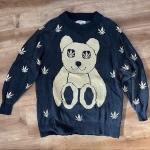 Urban Outfitters Teddy Leaf Sweater